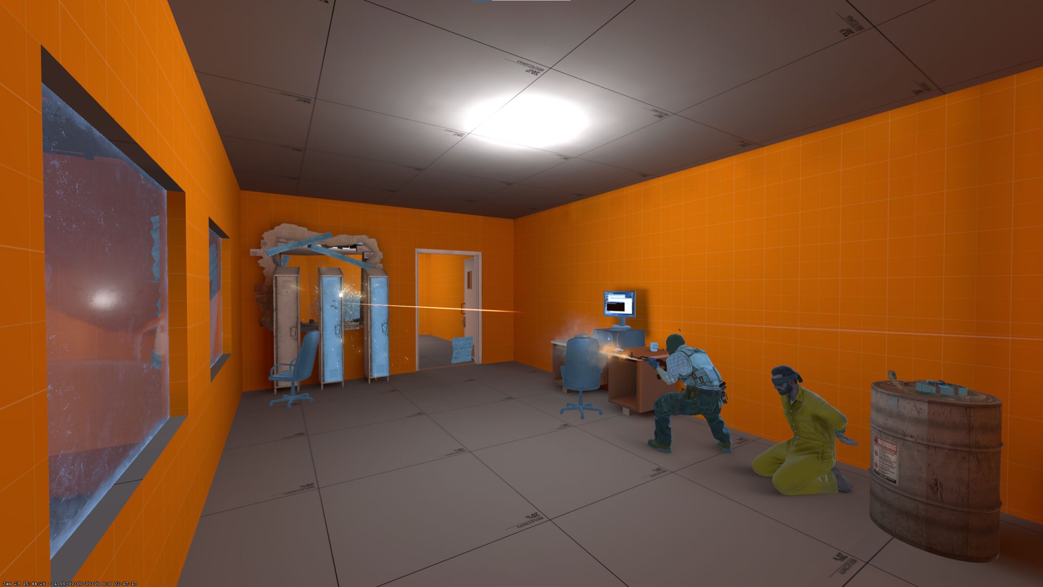 Hostage area in the de_Shed blockout
