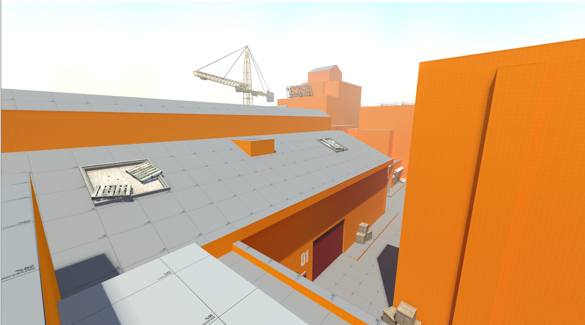 Main warehouse space in de_Shed