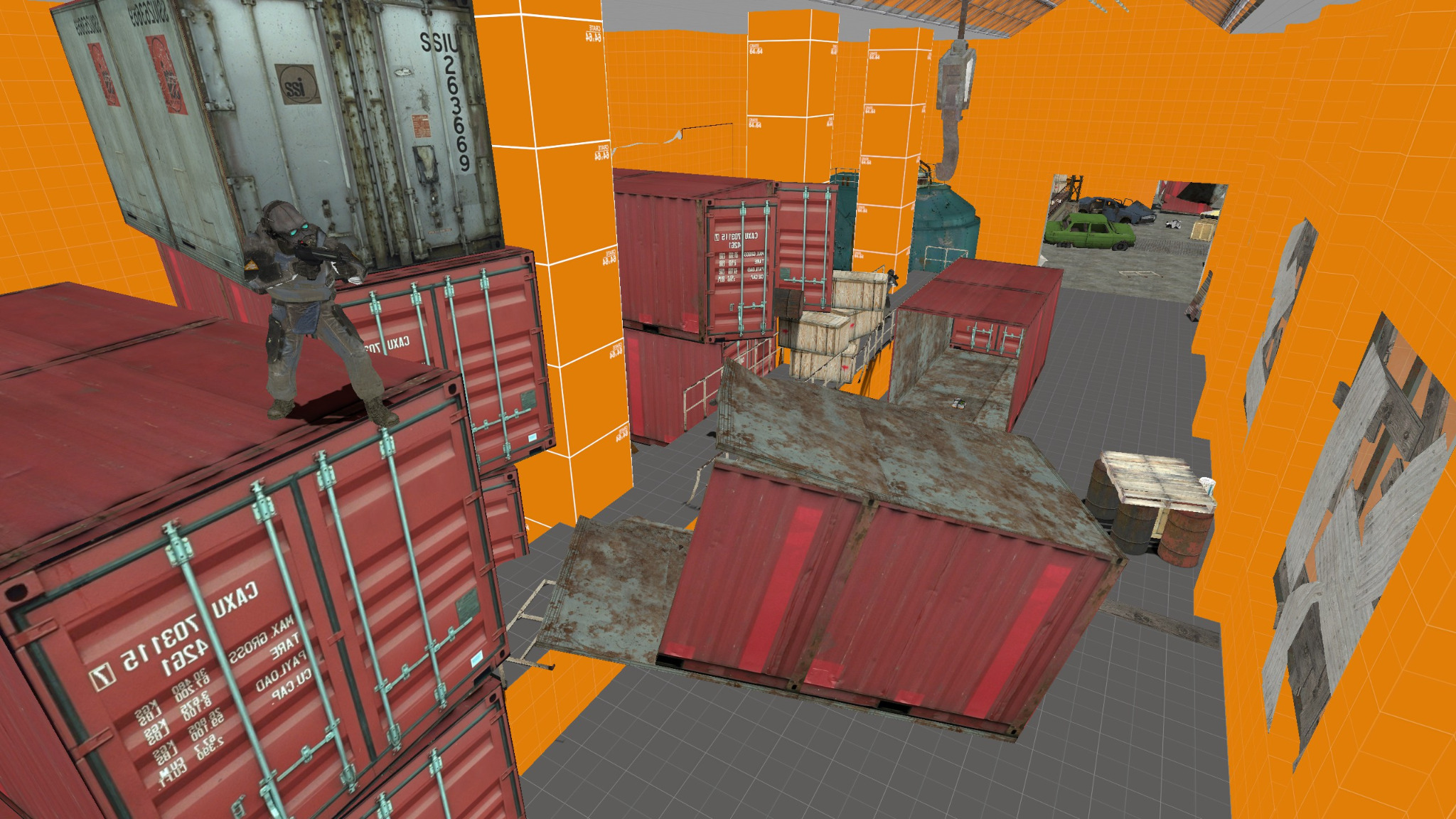 Container combat space