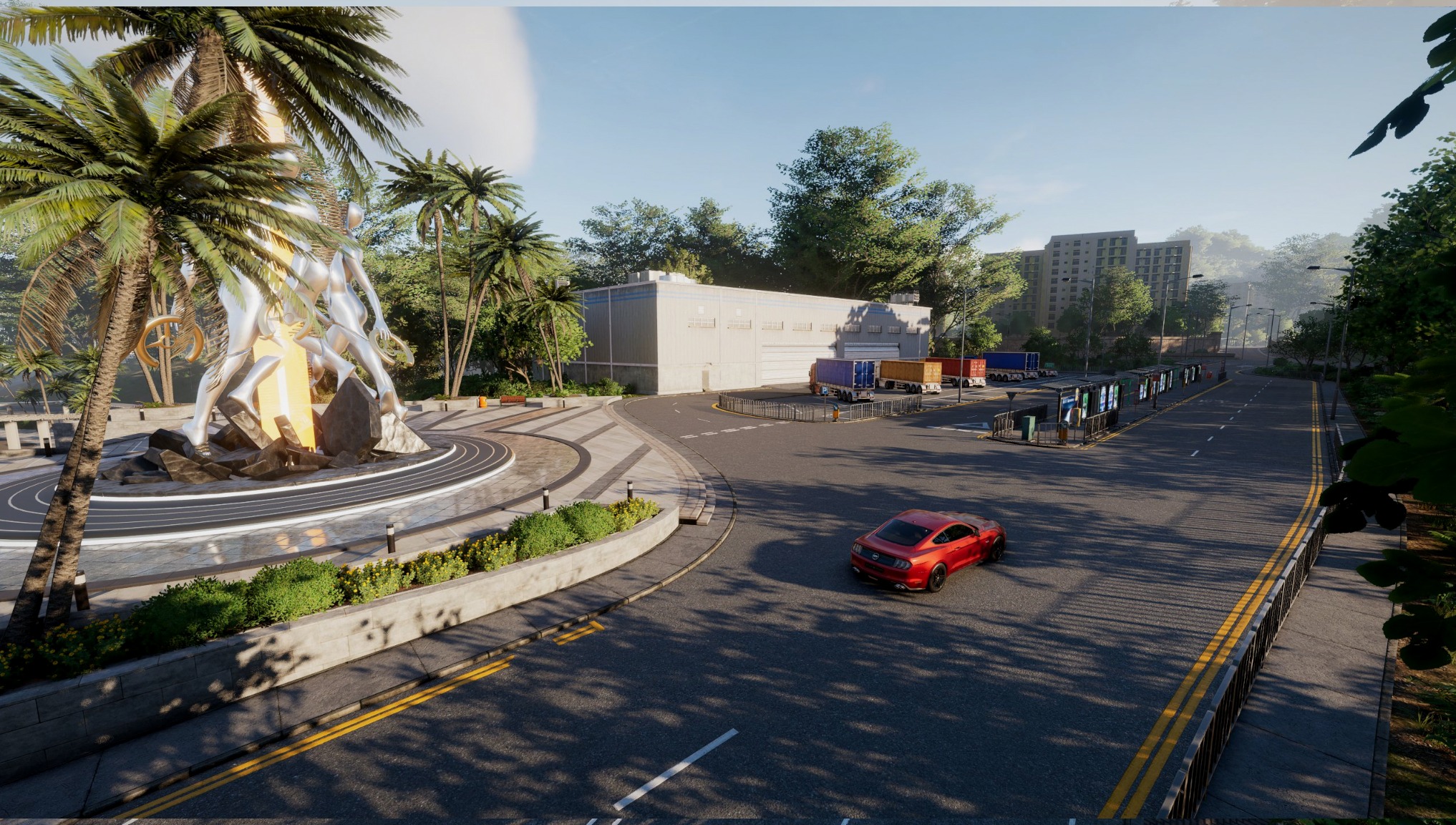 Stanley urban coastal road