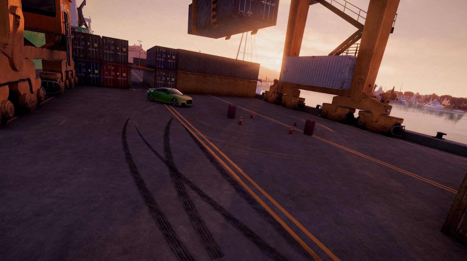 Port drift area