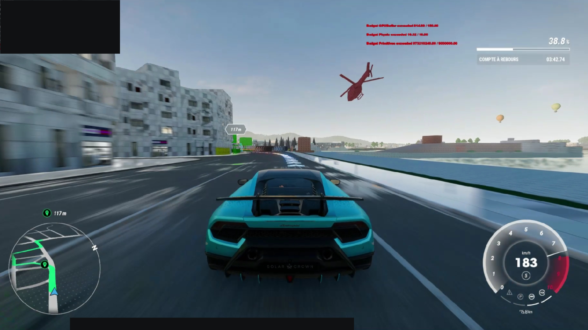 Race prototype screenshot